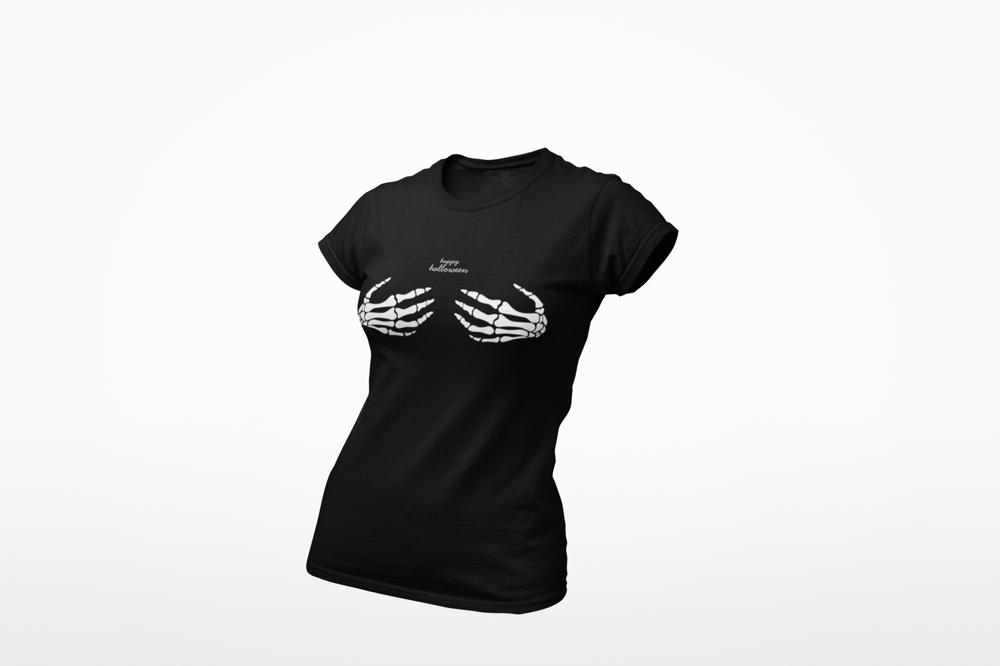 Skeleton Hands Happy Halloween T-Shirt