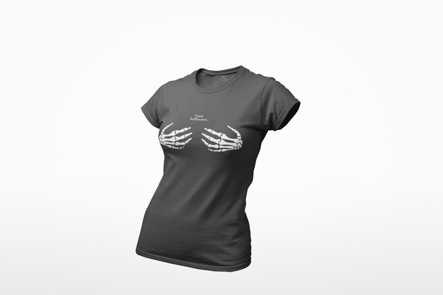 Skeleton Hands Happy Halloween T-Shirt