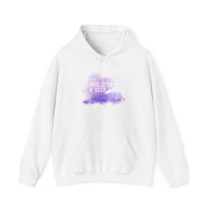 “Yeah I Can Drive a Stick”  | Witchy Halloween Hoodie – Funny Sweatshirt | Purple Halloween | Cute Outfit