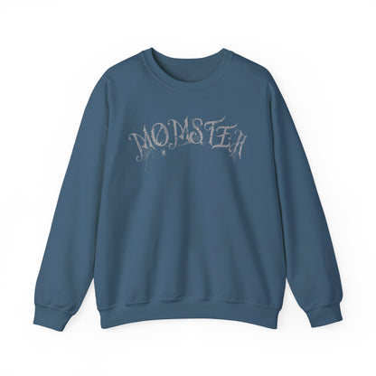 Momster Halloween Sweatshirt | Funny Spooky Mom Crewneck | Cozy Fall Sweater with Spider Webs | Mom Life Halloween Shirt | Gifts for Moms

