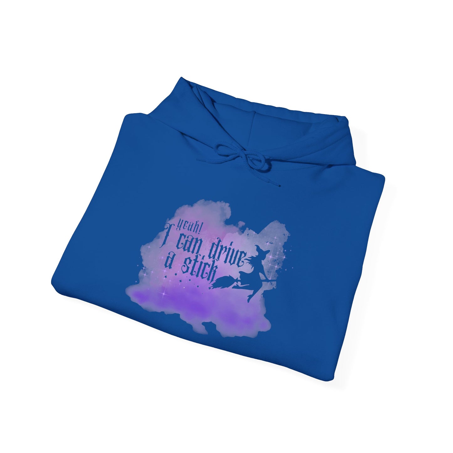 “Yeah I Can Drive a Stick”  | Witchy Halloween Hoodie – Funny Sweatshirt | Purple Halloween | Cute Outfit
