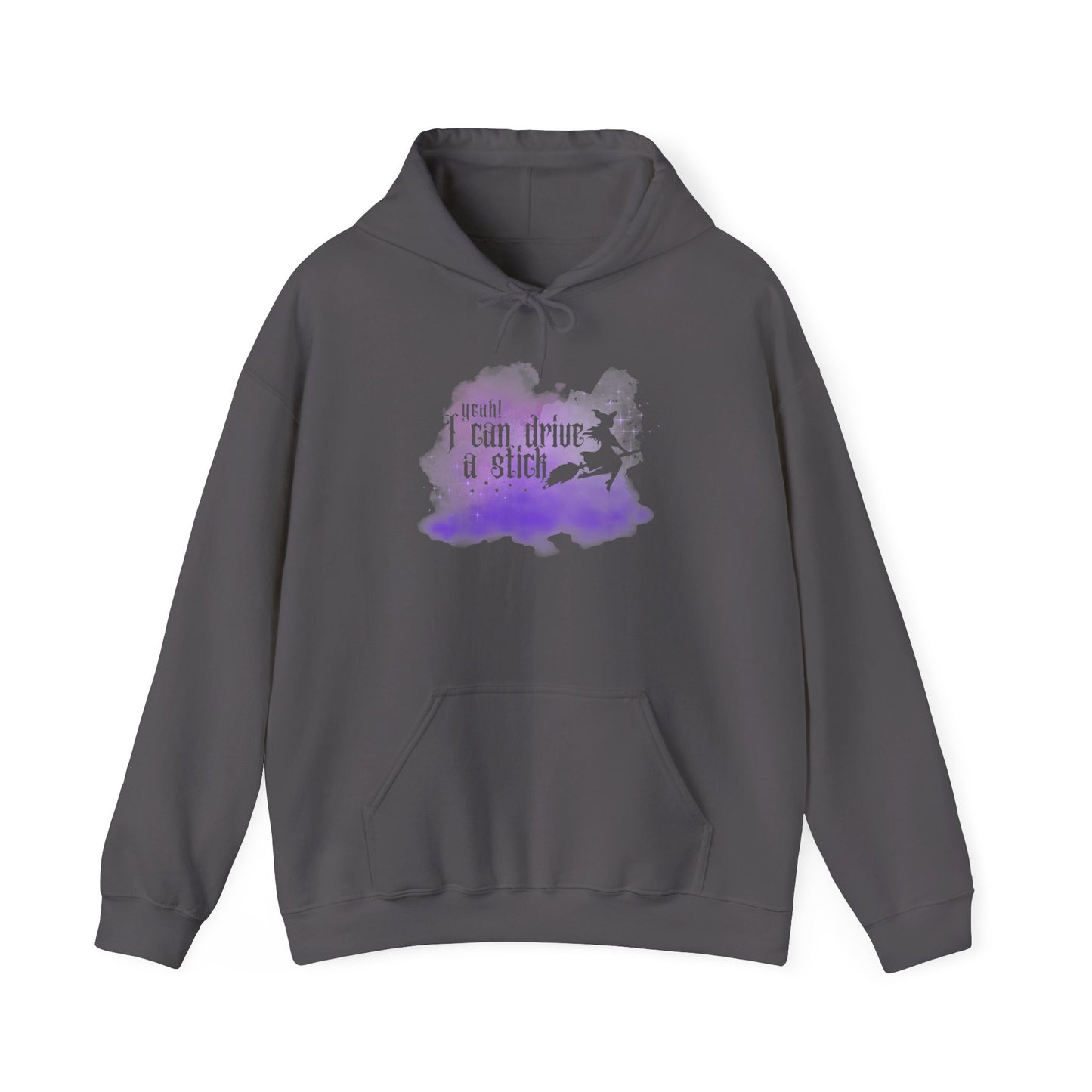 “Yeah I Can Drive a Stick”  | Witchy Halloween Hoodie – Funny Sweatshirt | Purple Halloween | Cute Outfit
