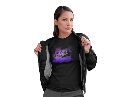 Yeah I Can Drive a Stick” | Witchy Halloween T-Shirt