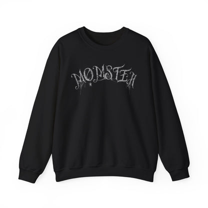 Momster Halloween Sweatshirt | Funny Spooky Mom Crewneck | Cozy Fall Sweater with Spider Webs | Mom Life Halloween Shirt | Gifts for Moms


