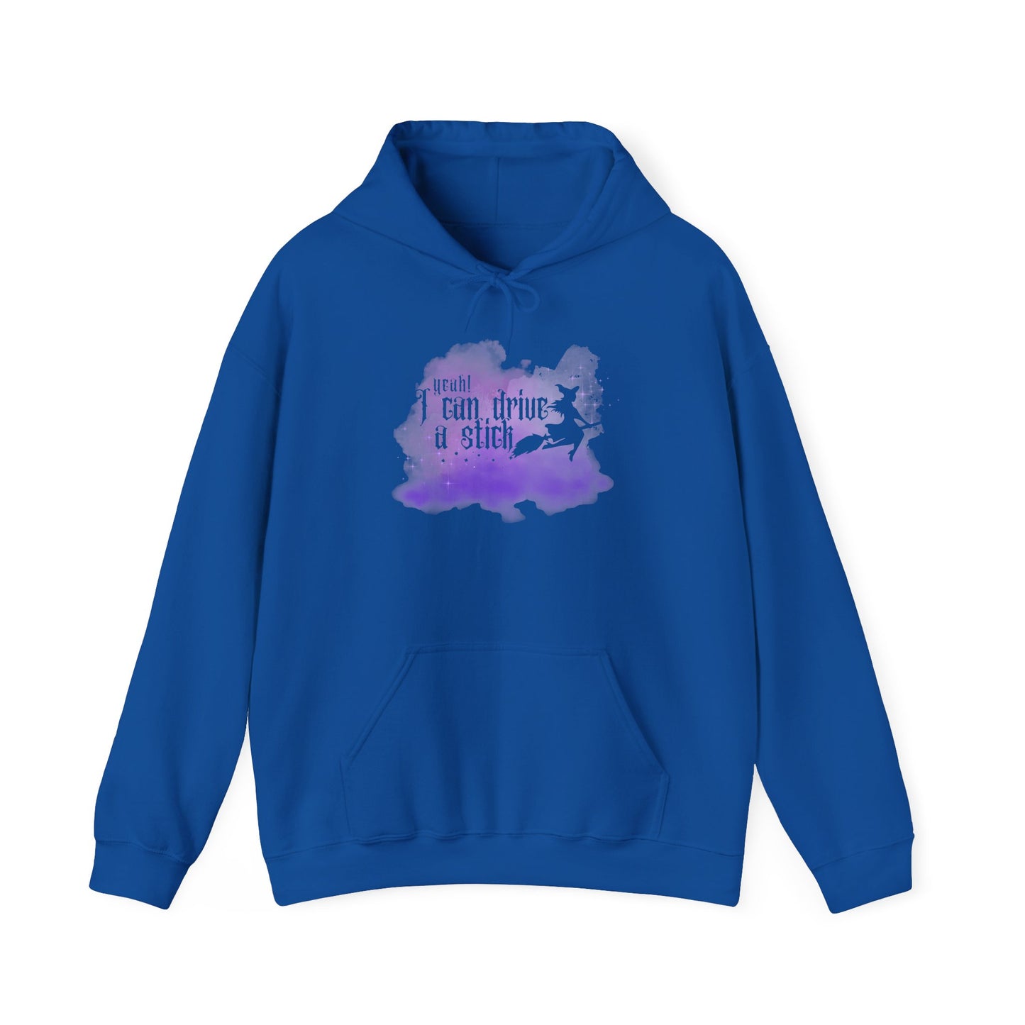 “Yeah I Can Drive a Stick”  | Witchy Halloween Hoodie – Funny Sweatshirt | Purple Halloween | Cute Outfit