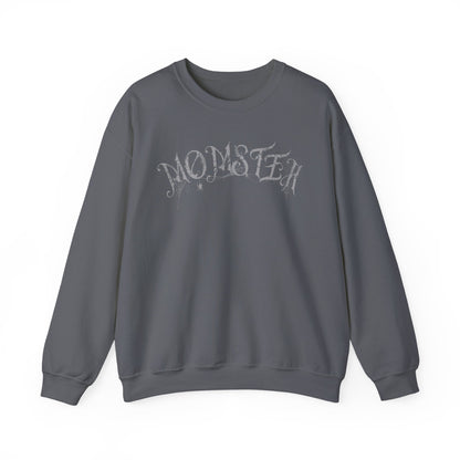 Momster Halloween Sweatshirt | Funny Spooky Mom Crewneck | Cozy Fall Sweater with Spider Webs | Mom Life Halloween Shirt | Gifts for Moms

